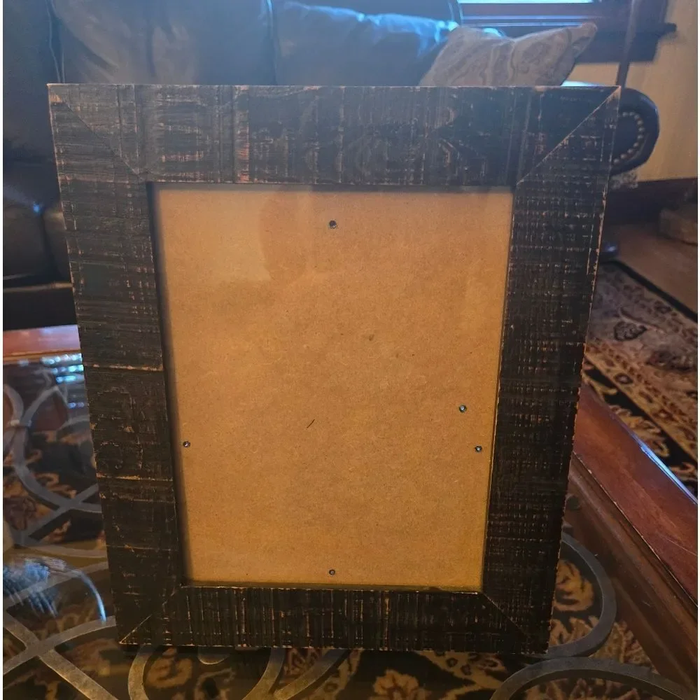 Rustic Brown Wooden Picture Frame